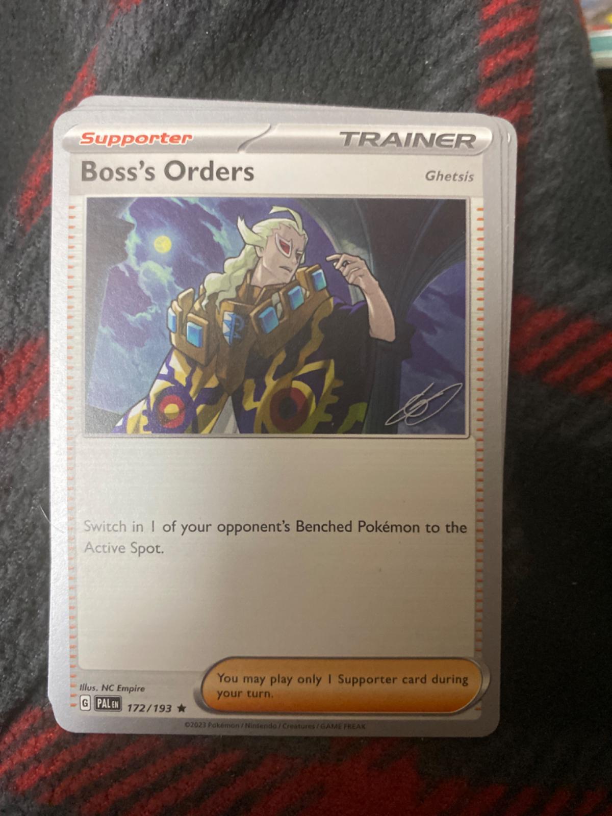 Boss’s Orders